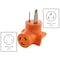Ac Works Plug Adapter, L6-30R, 10-30P, 0 ft., Orange AD1030L630 - alternate 4